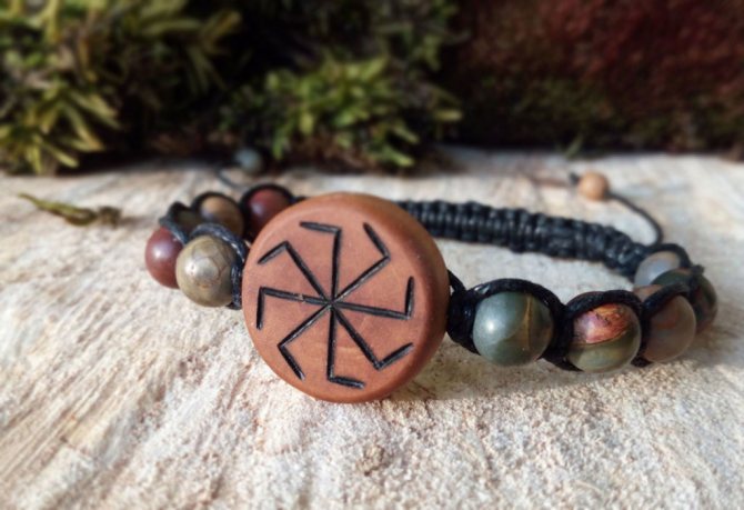 'Обережный браслет с символом