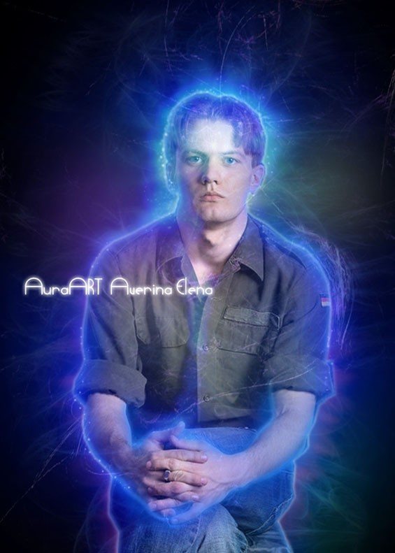 синий цвет ауры