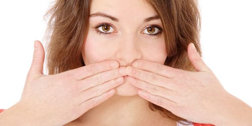 закрыть рот